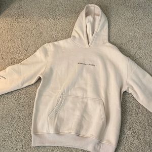white fox tan superrrr soft hoodie brand new